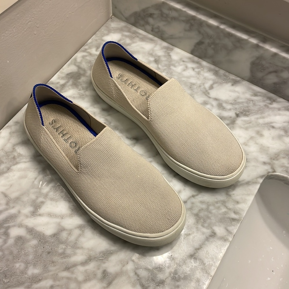 Rothy’s Sneakers, Sand, 6
